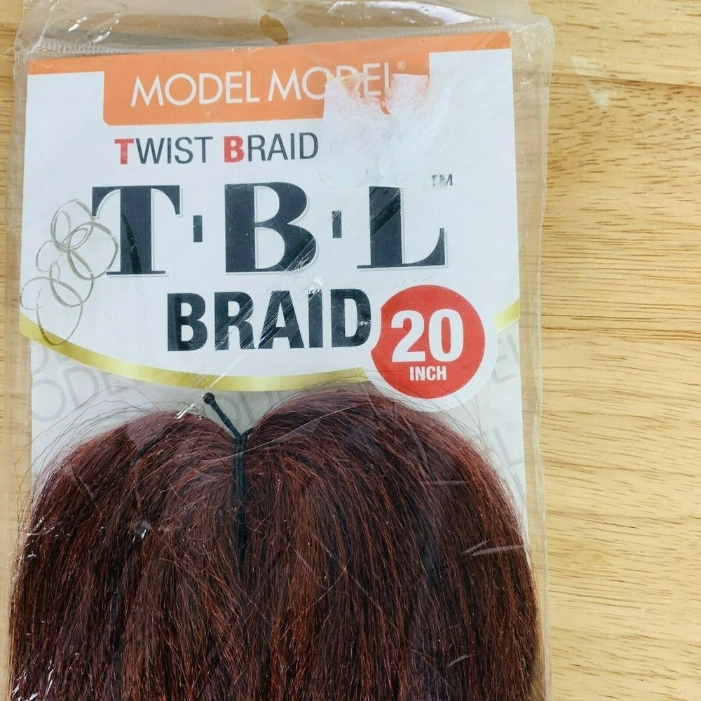 Hair Extension Twist Braid & Loc 20 Inch Red Pre-Feathered Halloween